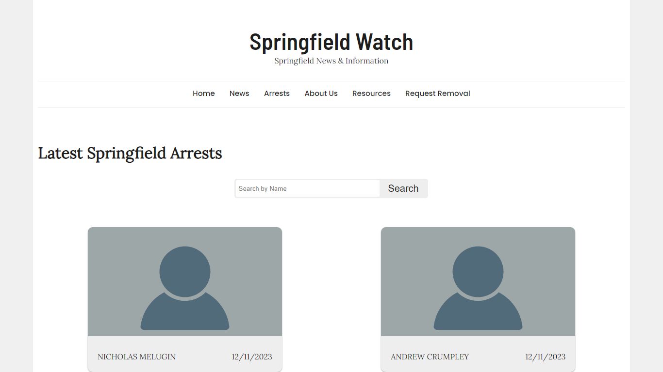 Springfield Watch || Arrest Mugshots From Greene County, MO