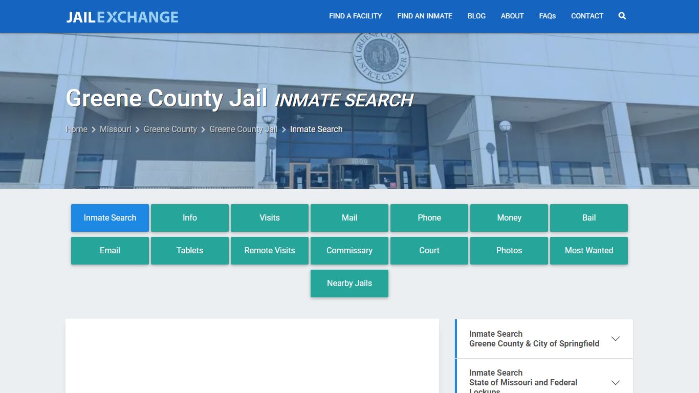 Inmate Search: Roster & Mugshots - Greene County Jail , MO